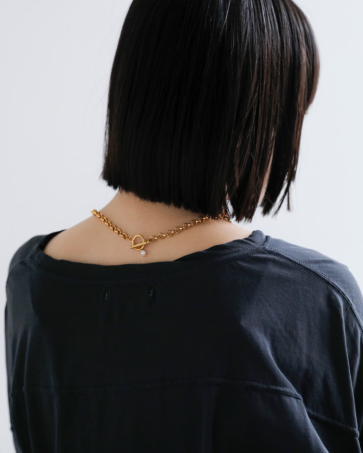 MERAKI(メラキ)淡水パールチャンキートグルネックレス chunky-tog-nc