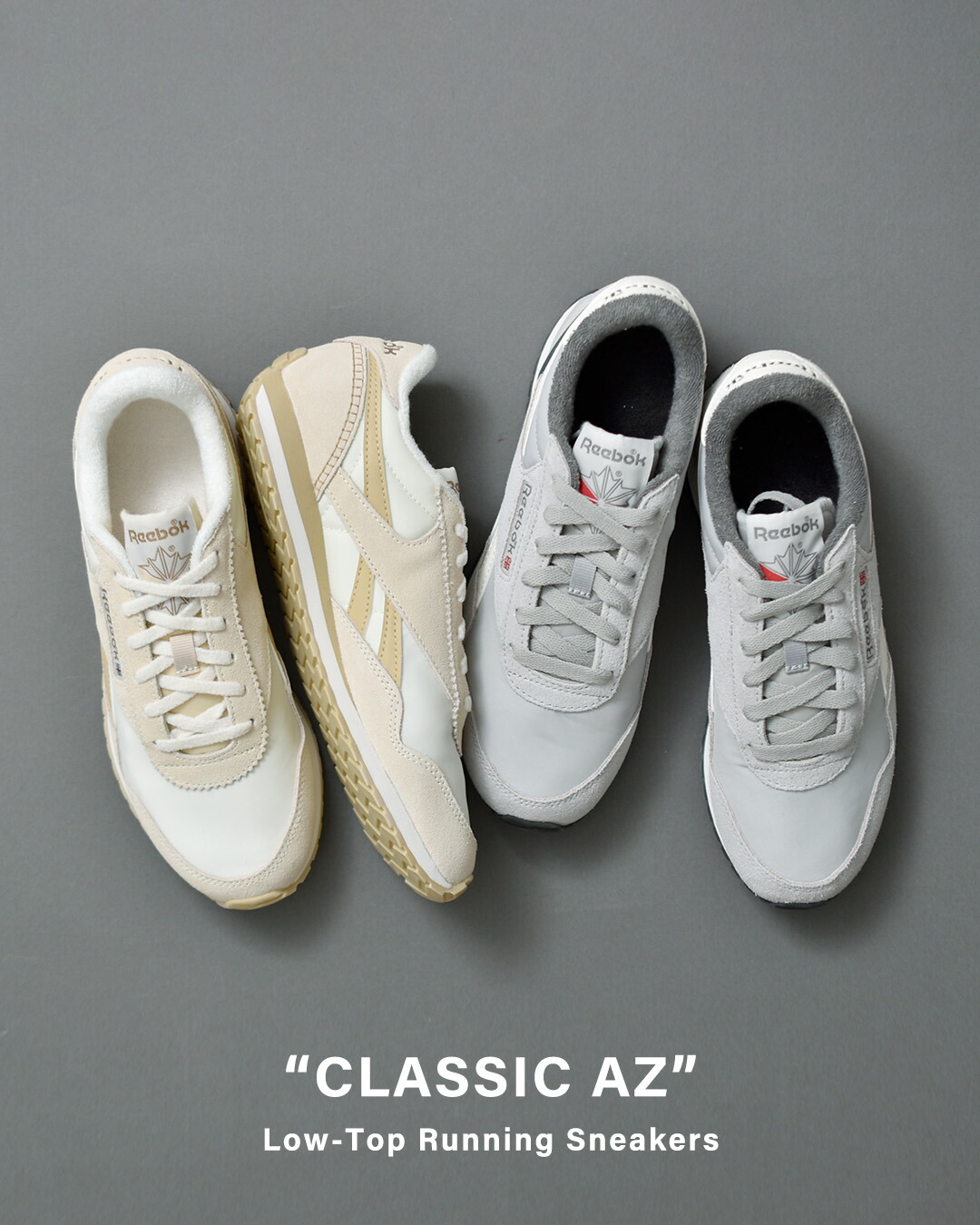 ReebokクラシックAZ ランニング ローカット スニーカー CLASSIC AZ classic-az-same4