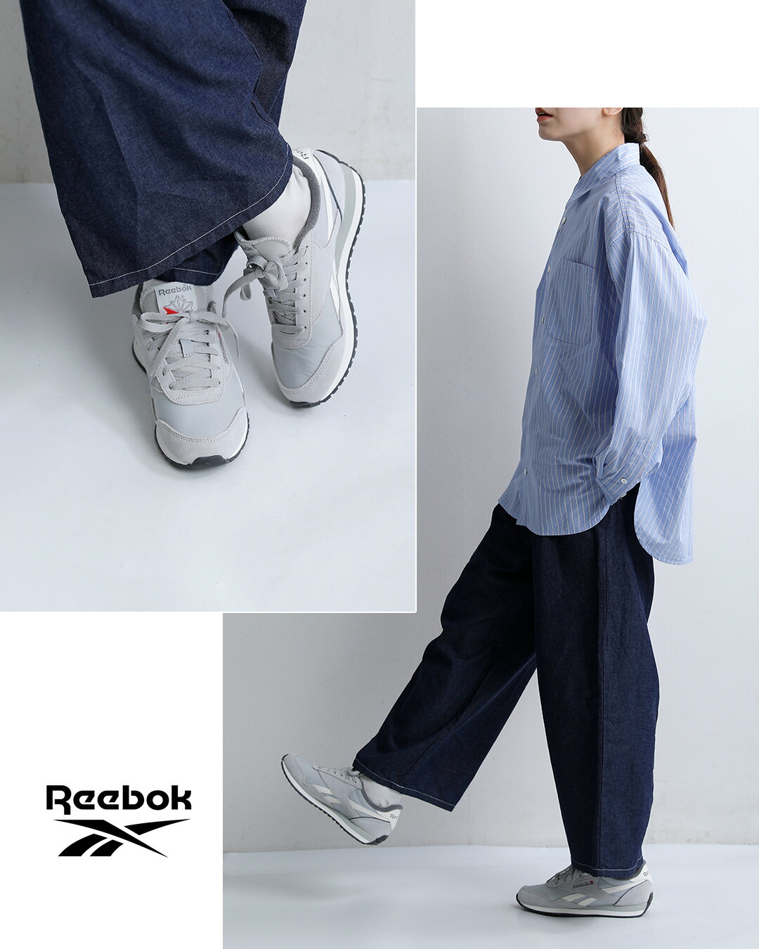 ReebokクラシックAZ ランニング ローカット スニーカー CLASSIC AZ classic-az-same4