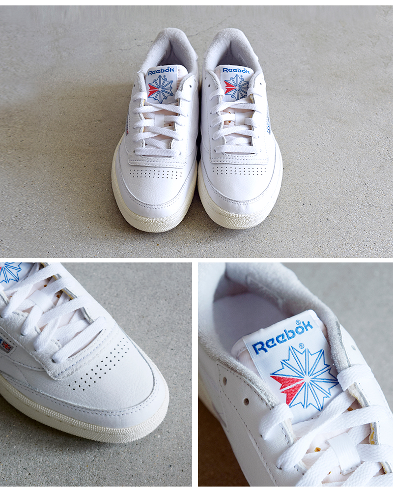 Reebok(リーボック)クラブシー85ヴィンテージスニーカー“CLUBC85VINTAGE”clubc85vt