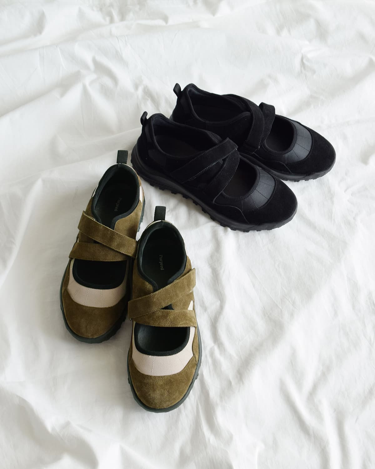 Purpred(パープレッド)カウレザー メリージェーンスニーカー  “MERRY SNEAKERS” co8-ps045