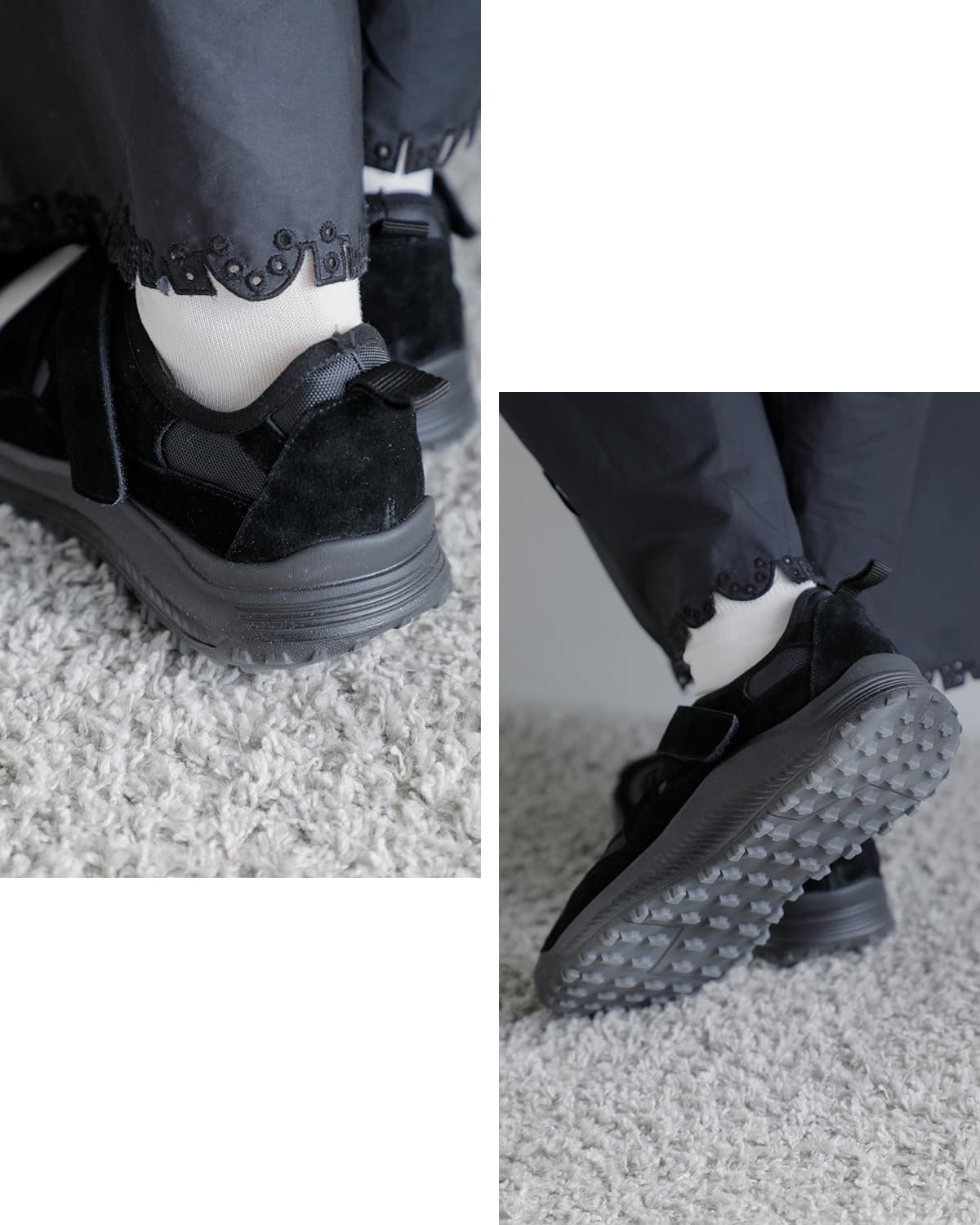 Purpred(パープレッド)カウレザー メリージェーンスニーカー  “MERRY SNEAKERS” co8-ps045