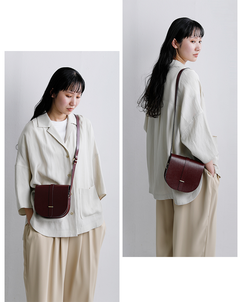 CAMBRIDGE SATCHEL(ケンブリッジサッチェル)カウレザーショルダーバッグ“TheSaddleBag”cs-012