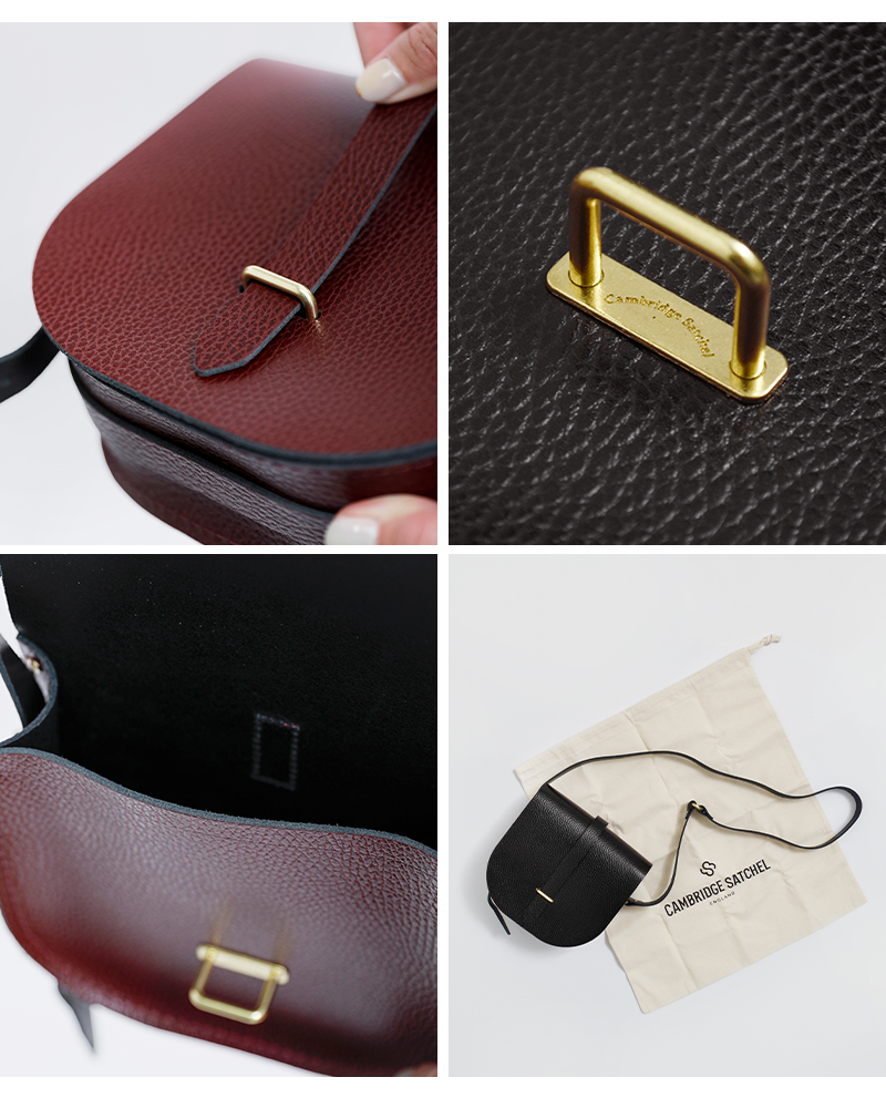 CAMBRIDGE SATCHEL(ケンブリッジサッチェル)カウレザーショルダーバッグ“TheSaddleBag”cs-012