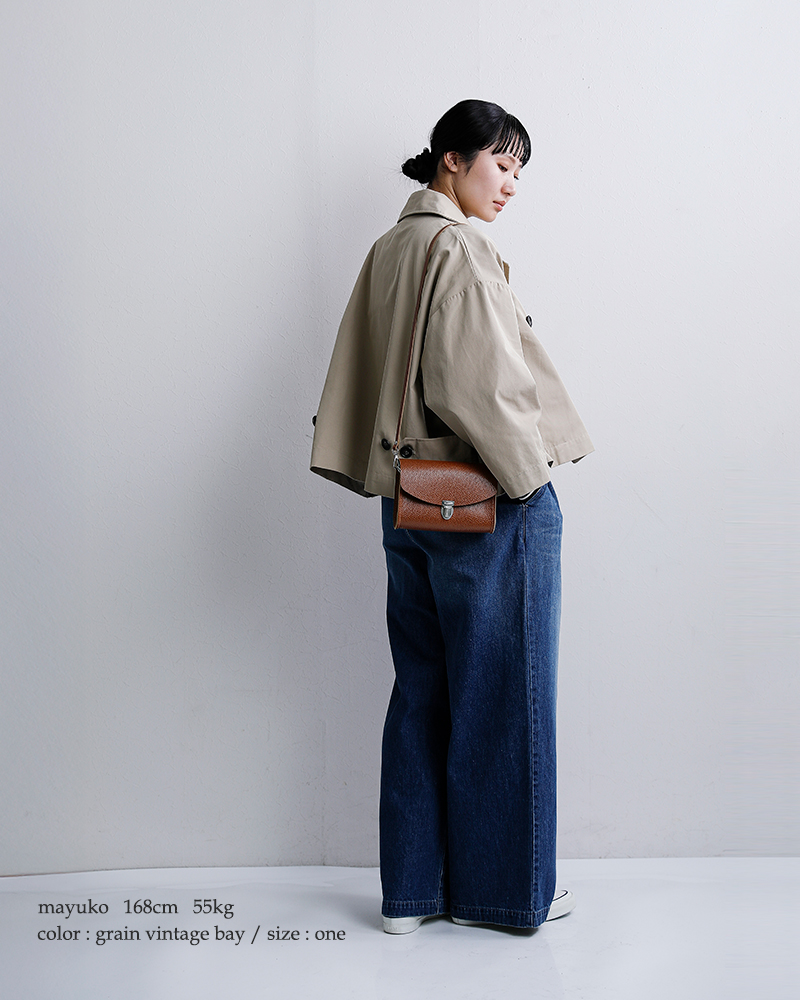 CAMBRIDGE SATCHEL(ケンブリッジサッチェル)カウレザー2wayクラッチバッグ“ThePushLock”cs-017