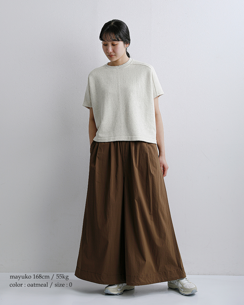 ordinaryfits(オーディナリーフィッツ)コットン フレンチスリーブ ボールスウェットシャツ BALL SWEAT cs023-126