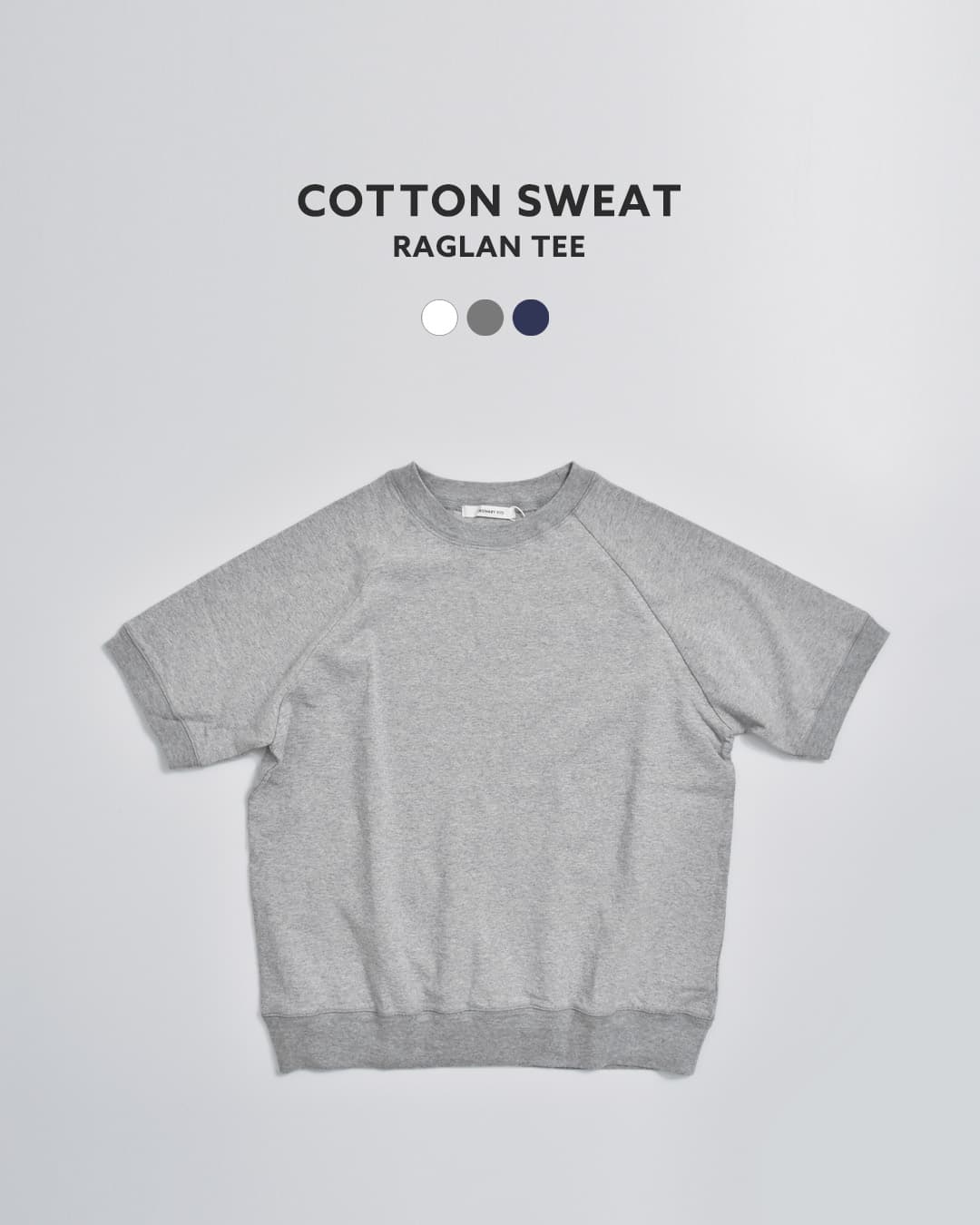 ordinaryfits(オーディナリーフィッツ)コットン ラグランスウェットTシャツ RAGLAN TEE cs035-226