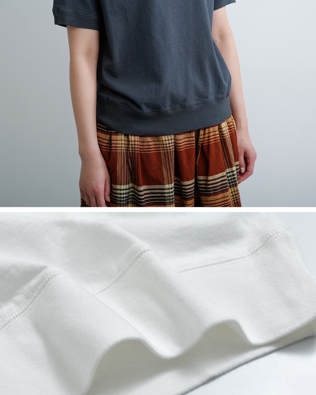 ordinaryfits(オーディナリーフィッツ)コットン ラグランスウェットTシャツ RAGLAN TEE cs035-226