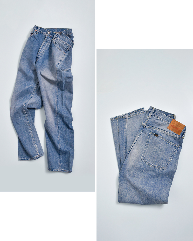 chimalaセルビッチデニム ヴィンテージ ストレートカット パンツ cs41-wp08