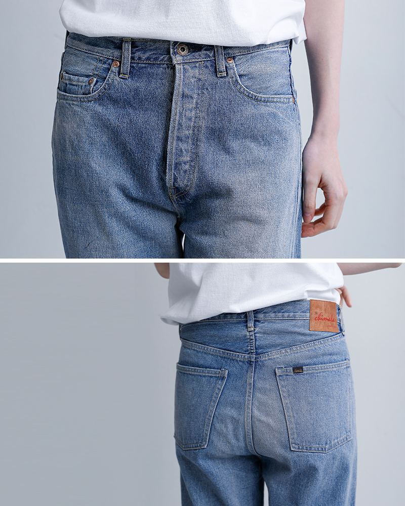 chimalaセルビッチデニム ヴィンテージ ストレートカット パンツ cs41-wp08