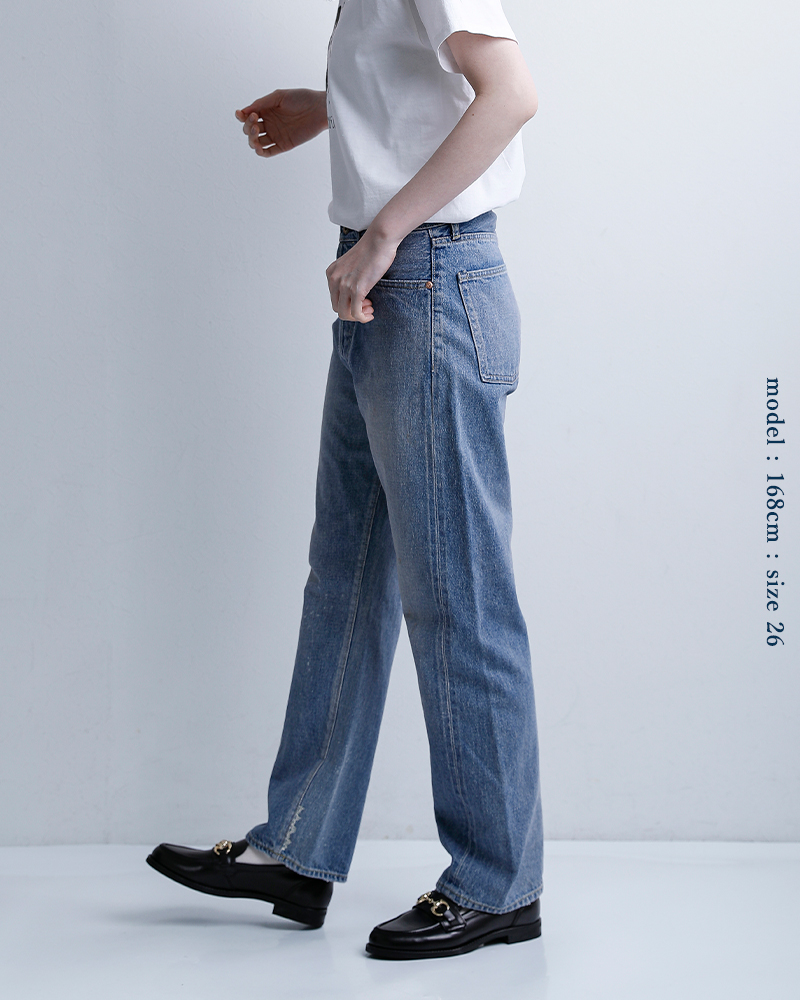 chimalaセルビッチデニム ヴィンテージ ストレートカット パンツ cs41-wp08