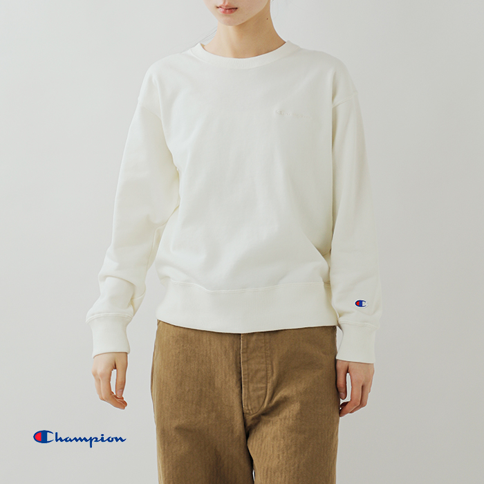 Champion(チャンピオン)ライトウェイトフレンチテリー長袖クルーネックスウェットシャツcw-d008