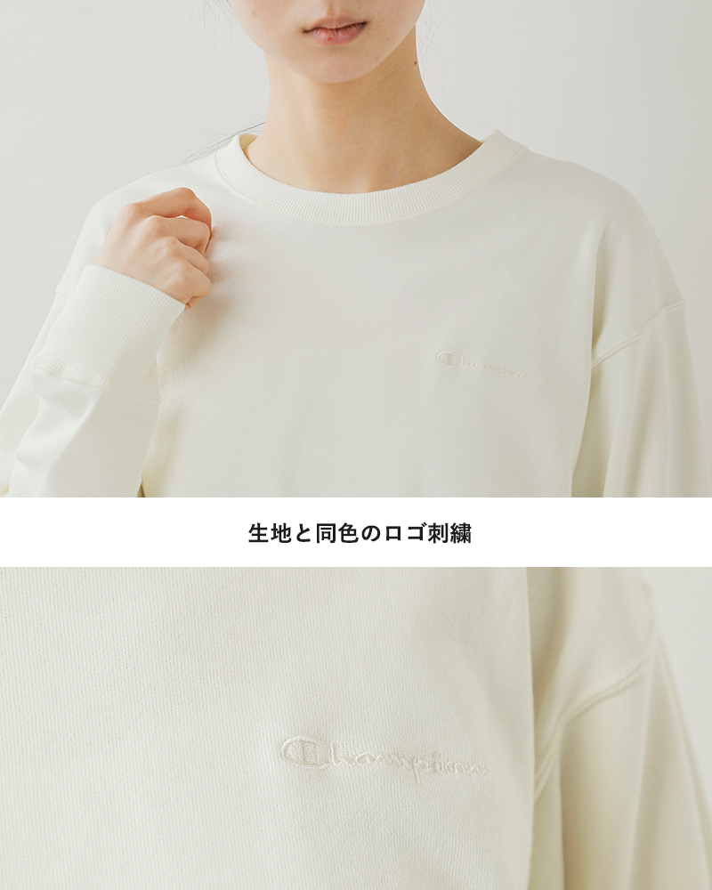 Champion(チャンピオン)ライトウェイトフレンチテリー長袖クルーネックスウェットシャツcw-d008
