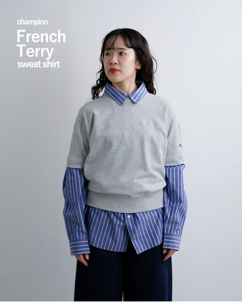 Champion チャンピオン ライトウェイトフレンチテリー 半袖 クルー