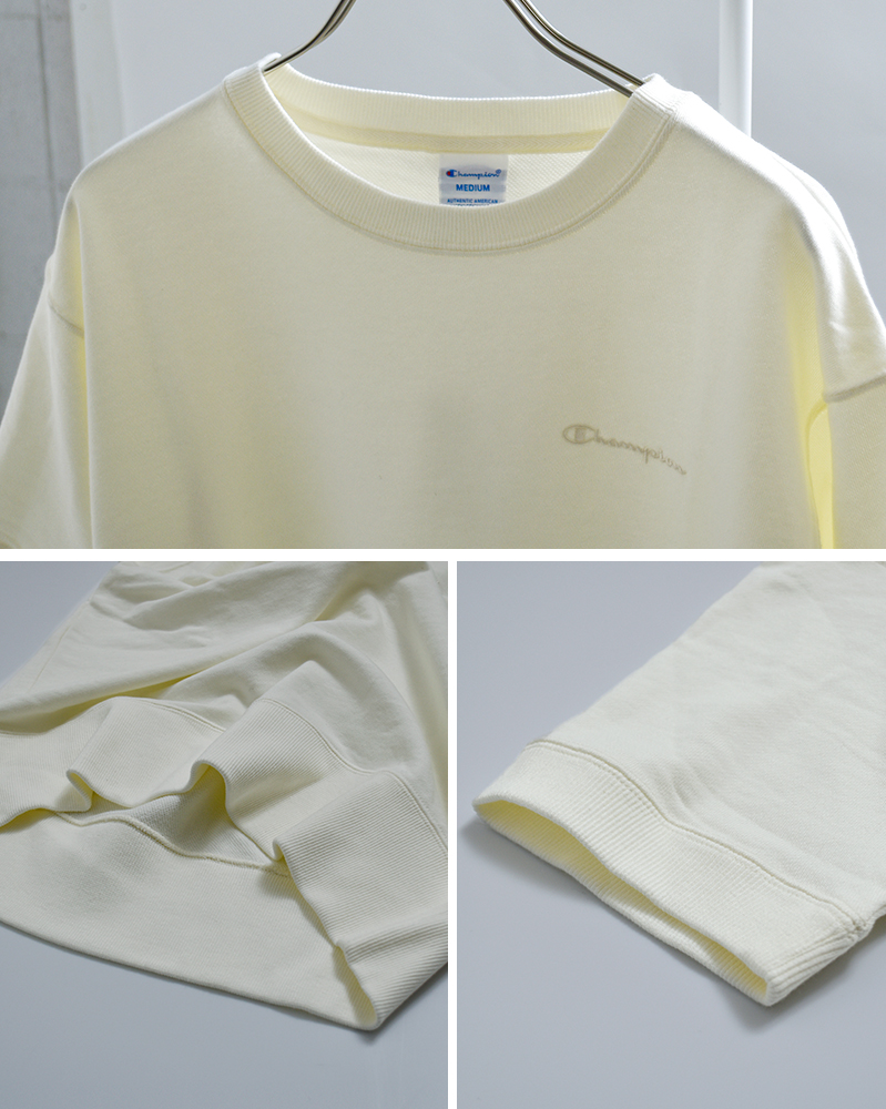 Champion(チャンピオン)ライトウェイトフレンチテリー半袖クルーネックスウェットシャツcw-d009