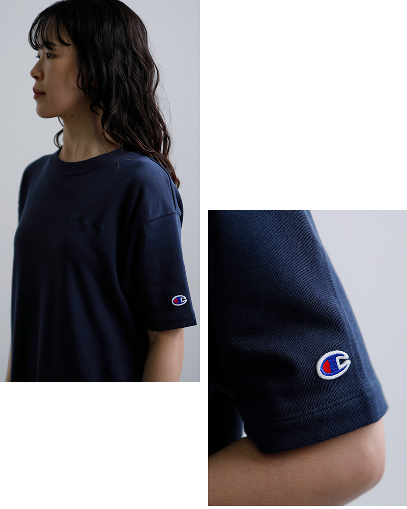 Champion(チャンピオン)ライトウェイトフレンチテリー半袖スウェットワンピースcw-d010