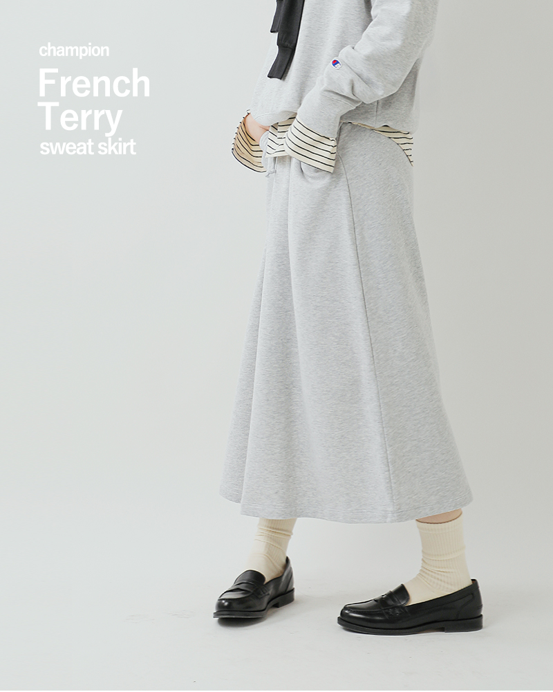 Champion(チャンピオン)ライトウェイトフレンチテリーロングスウェットスカートcw-d210
