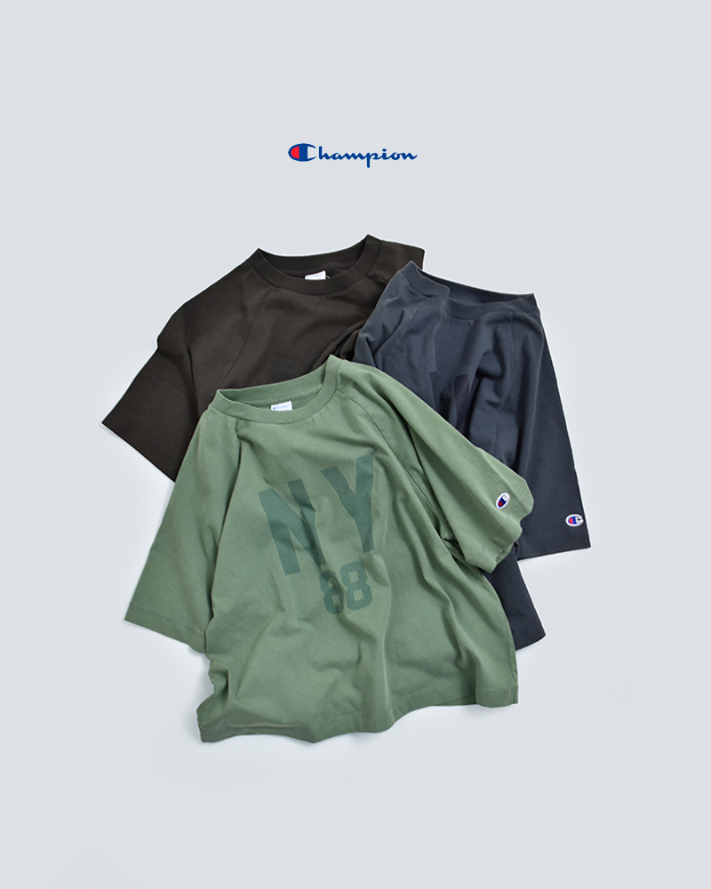 ChampionUSAコットン 半袖 プリントTシャツ cw-d304