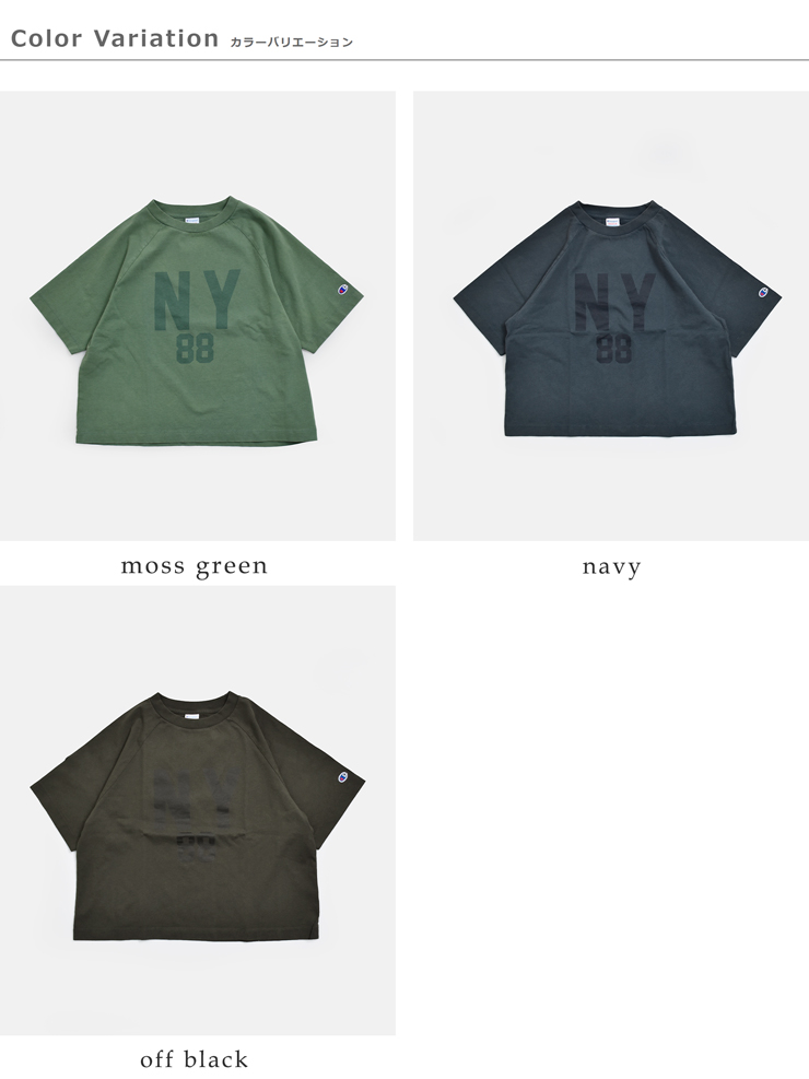 ChampionUSAコットン 半袖 プリントTシャツ cw-d304