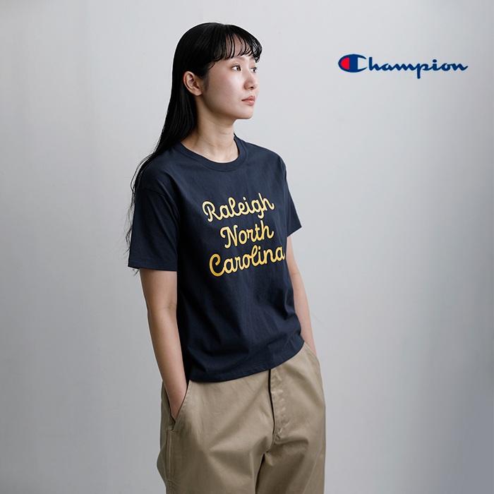 Champion(チャンピオン)USAコットン 半袖 プリントTシャツ cw-d324-5-6