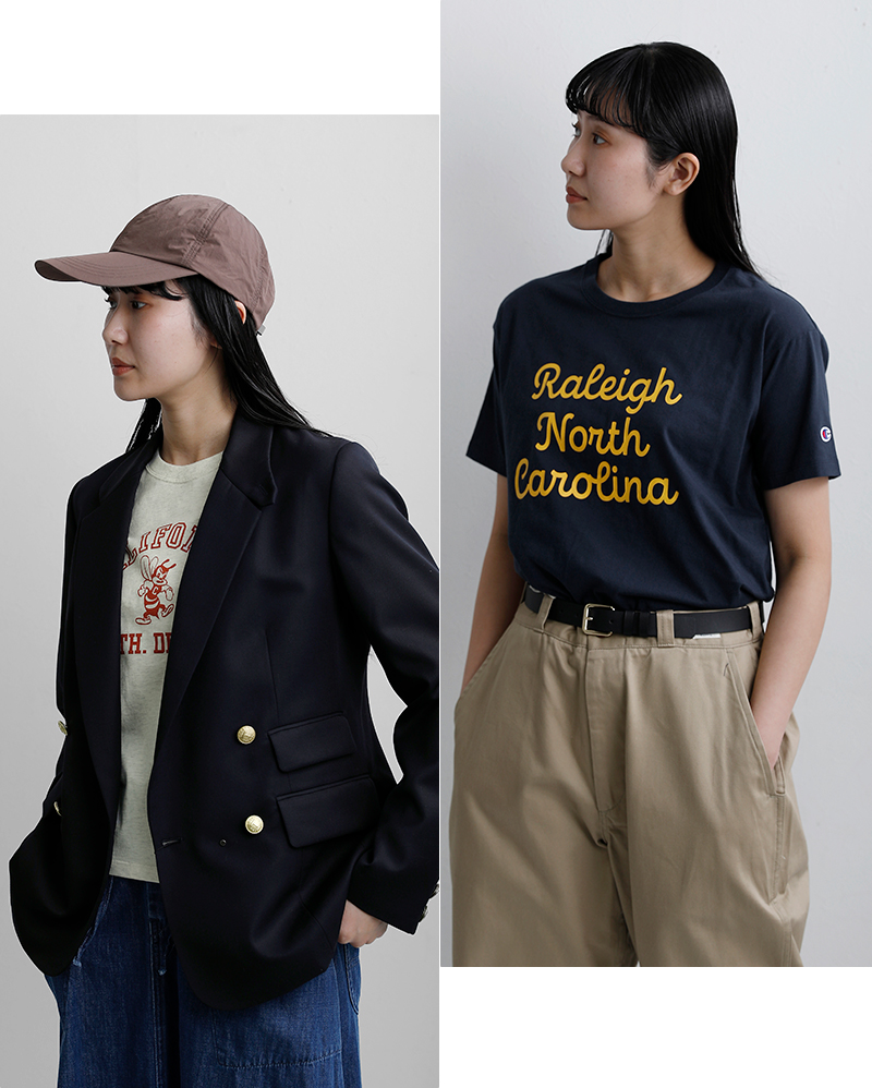 Champion(チャンピオン)USAコットン 半袖 プリントTシャツ cw-d324-5-6