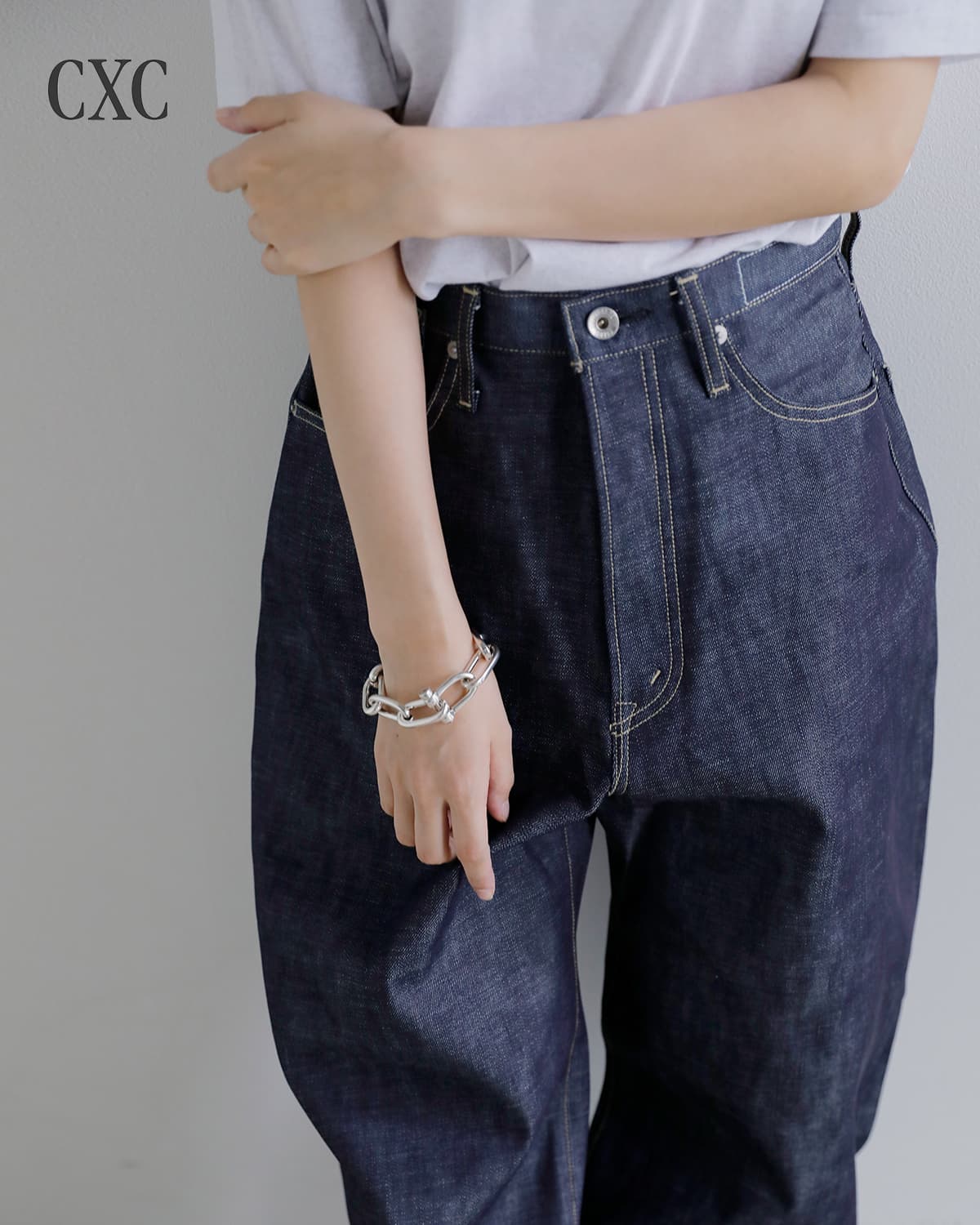 CXC(シーエックスシー)シルバー チェーン ブレスレットcx261dab000