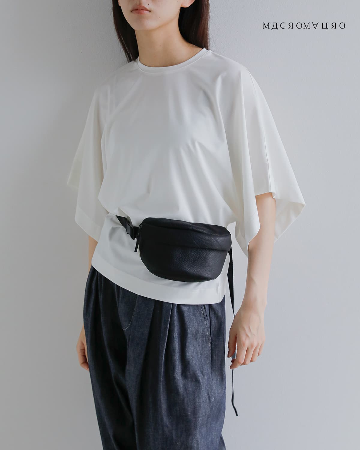macromauro(�}�N���}�E��)�f�B�A���U�[ �E�G�X�g�o�b�O M�T�C�Y �gDEER LEATHER WAIST BAG M�hd-lth-w-bag-m