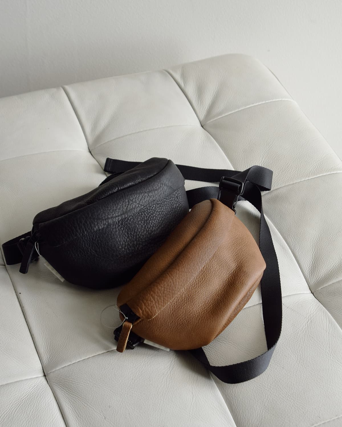 macromauro(�}�N���}�E��)�f�B�A���U�[ �E�G�X�g�o�b�O M�T�C�Y  �gDEER LEATHER WAIST BAG M�h d-lth-w-bag-m