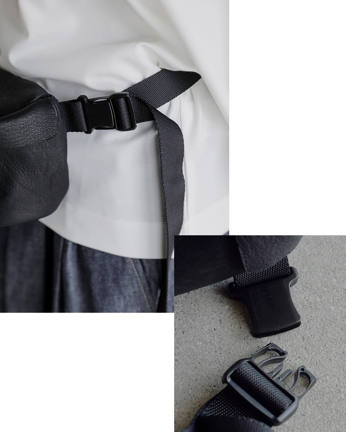 macromauro(�}�N���}�E��)�f�B�A���U�[ �E�G�X�g�o�b�O S�T�C�Y  �gDEER LEATHER WAIST BAG S�h d-lth-w-bag-s