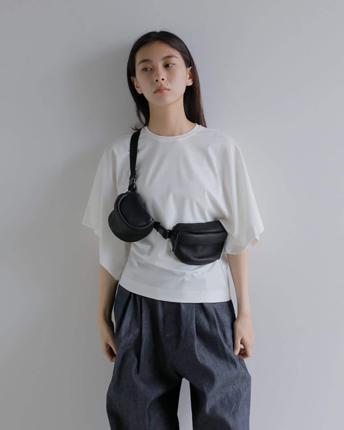 macromauro(�}�N���}�E��)�f�B�A���U�[ �E�G�X�g�o�b�O S�T�C�Y  �gDEER LEATHER WAIST BAG S�h d-lth-w-bag-s