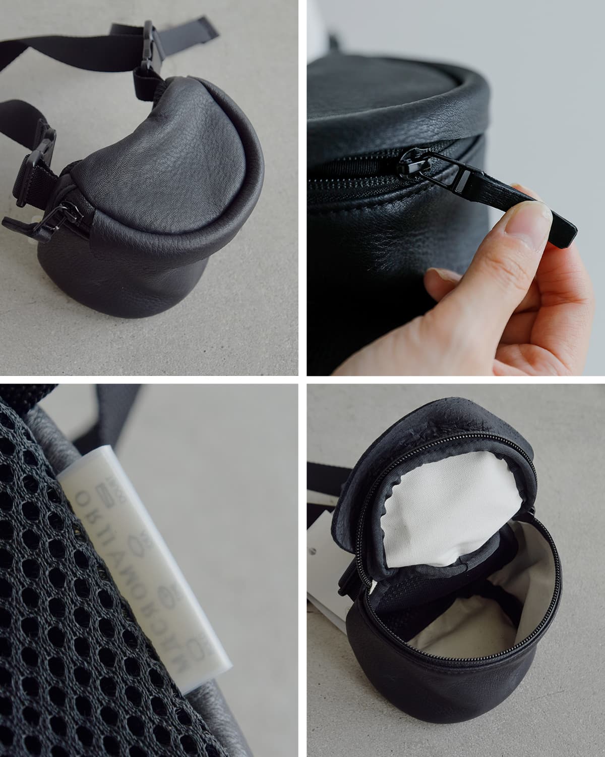 macromauro(�}�N���}�E��)�f�B�A���U�[ �E�G�X�g�o�b�O S�T�C�Y  �gDEER LEATHER WAIST BAG S�h d-lth-w-bag-s