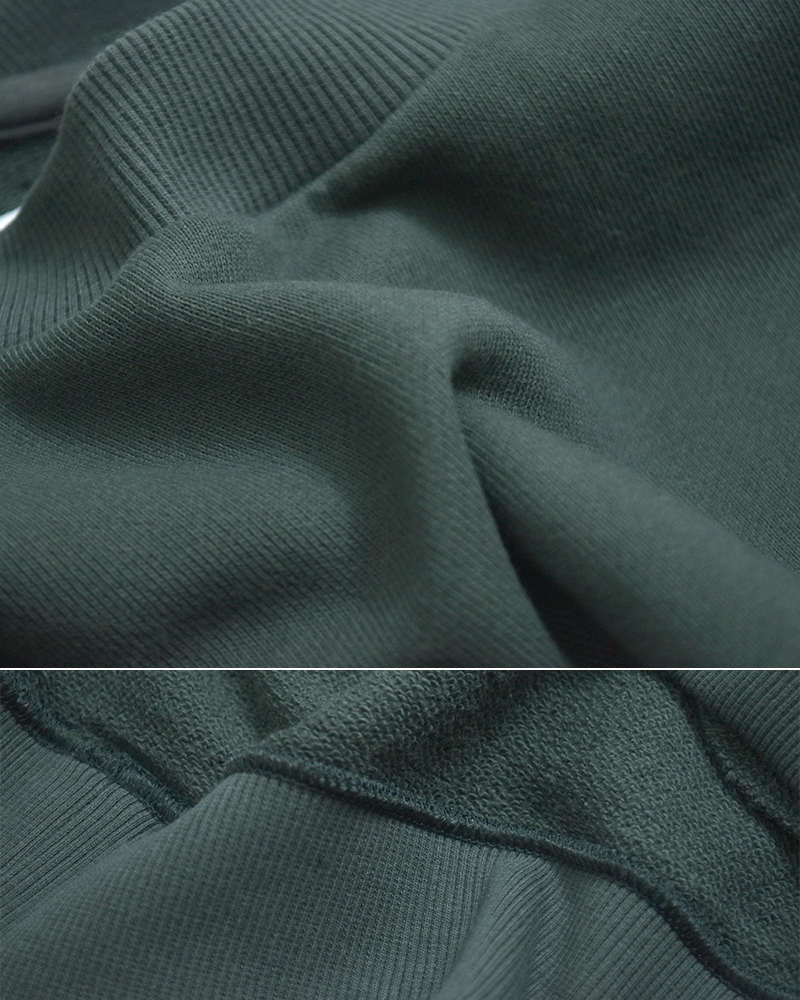 Dulcamara(ドゥルカマラ)コットンラップリブワイドスウェットトレーナーd126-t868