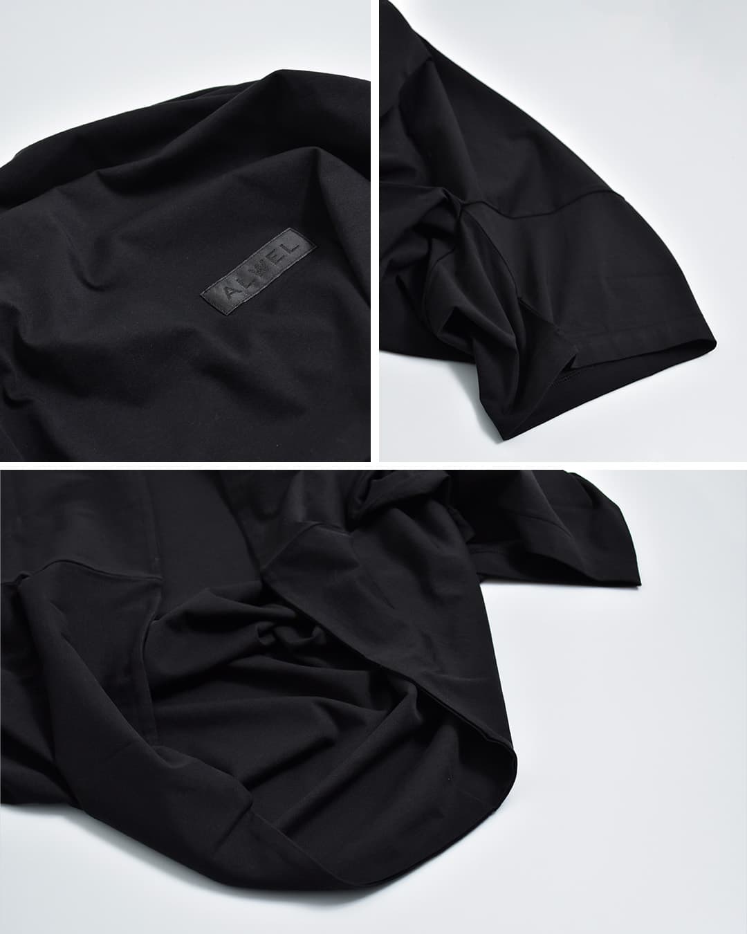 ALWELコットン スリーブ ショール Tシャツ db-1