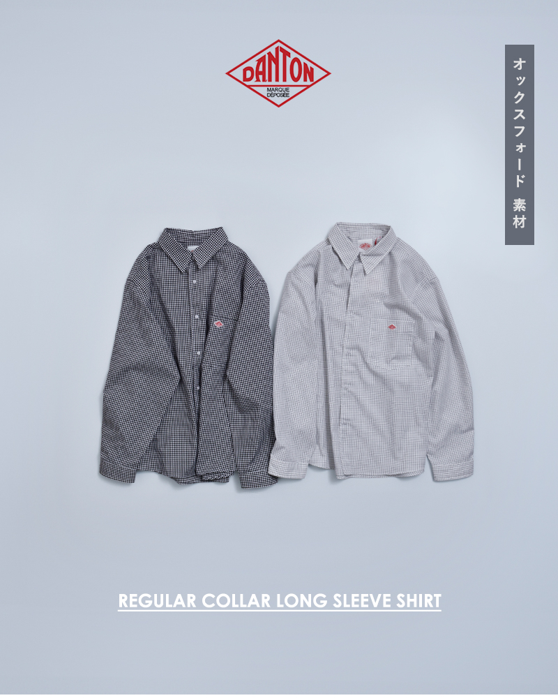 DANTON ダントン オックスフォード ドットボタン レギュラーカラー