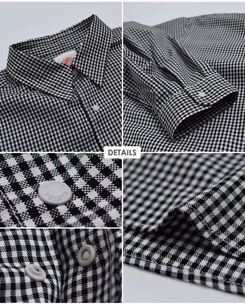 DANTON(ダントン)オックスフォードドットボタンレギュラーカラーロングスリーブシャツdt-b0391pod