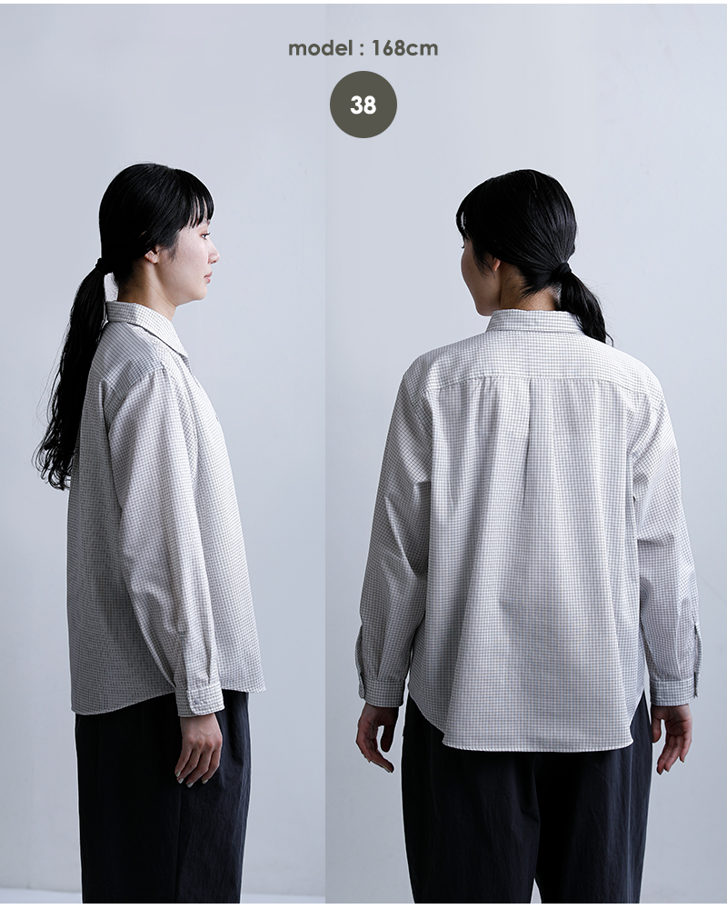 DANTON(ダントン)オックスフォードドットボタンレギュラーカラーロングスリーブシャツdt-b0391pod