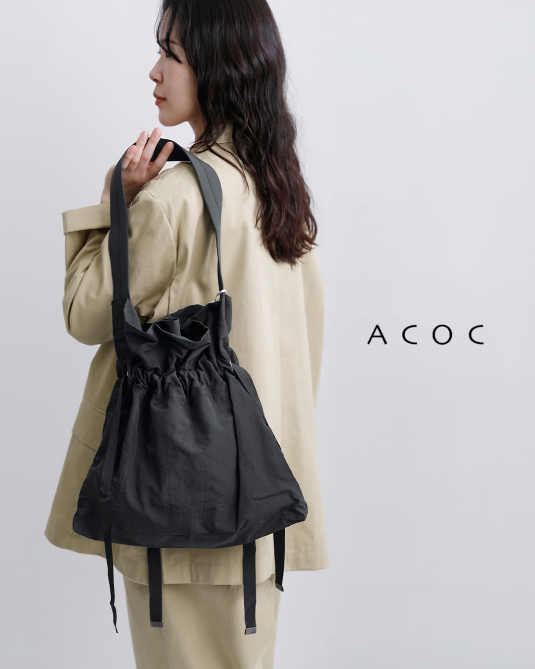 ACOC(アコック)ドローストリング バッグ drawstring-bag