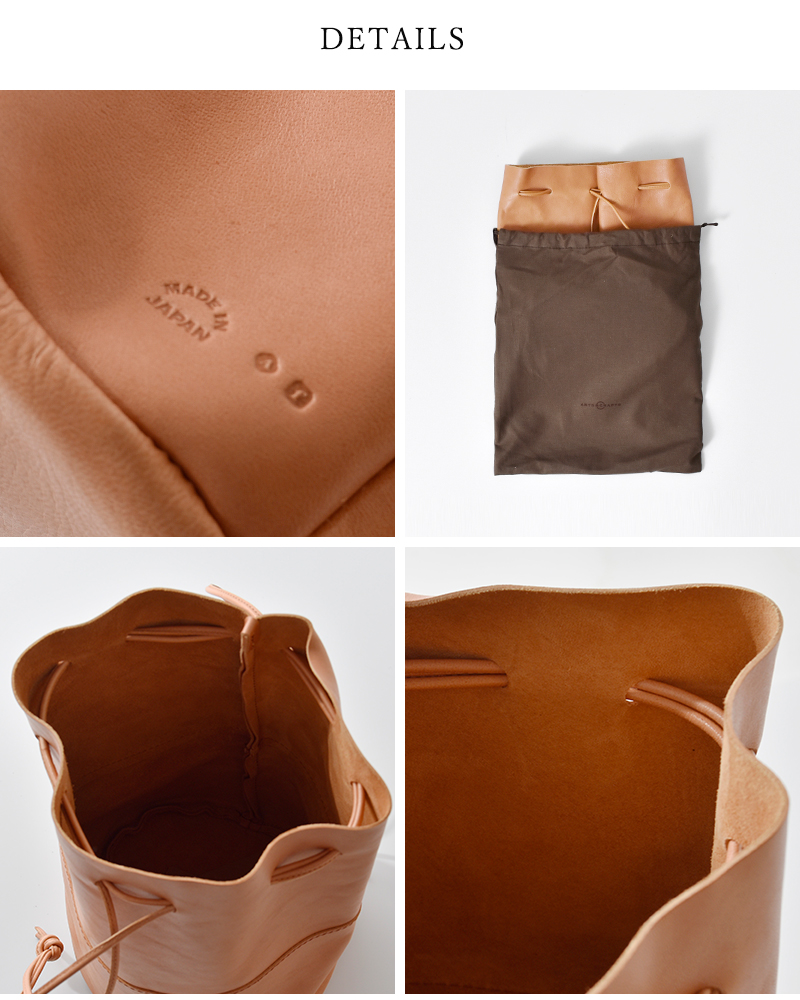 Arts&Crafts(アーツアンドクラフツ)ホースレザードローストリングスポーチバッグM“HORSELEATHERDRAWSTRINGSPOUCHM”drawstringspouch-same1