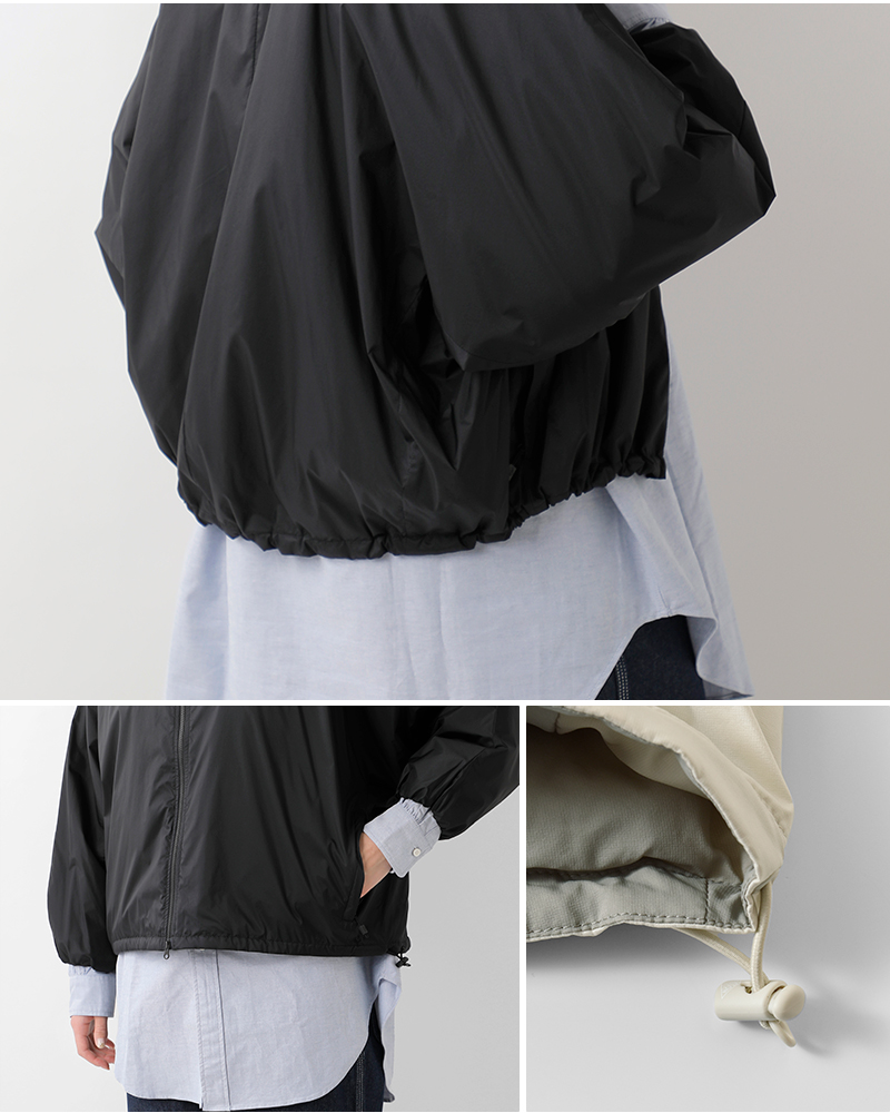 DANTON(ダントン)インシュレーションカラーレスオーバーサイズジャケットdt-a0638snt