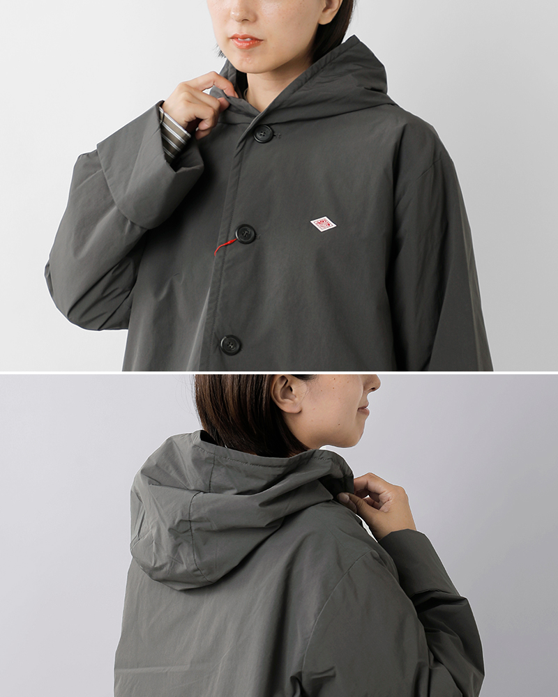 DANTON ダントン インサレーション ピーチタフタ フーデッド