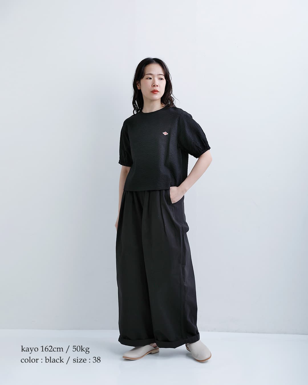 DANTONコットン プルオーバー 半袖シャツ dt-b0439ukk