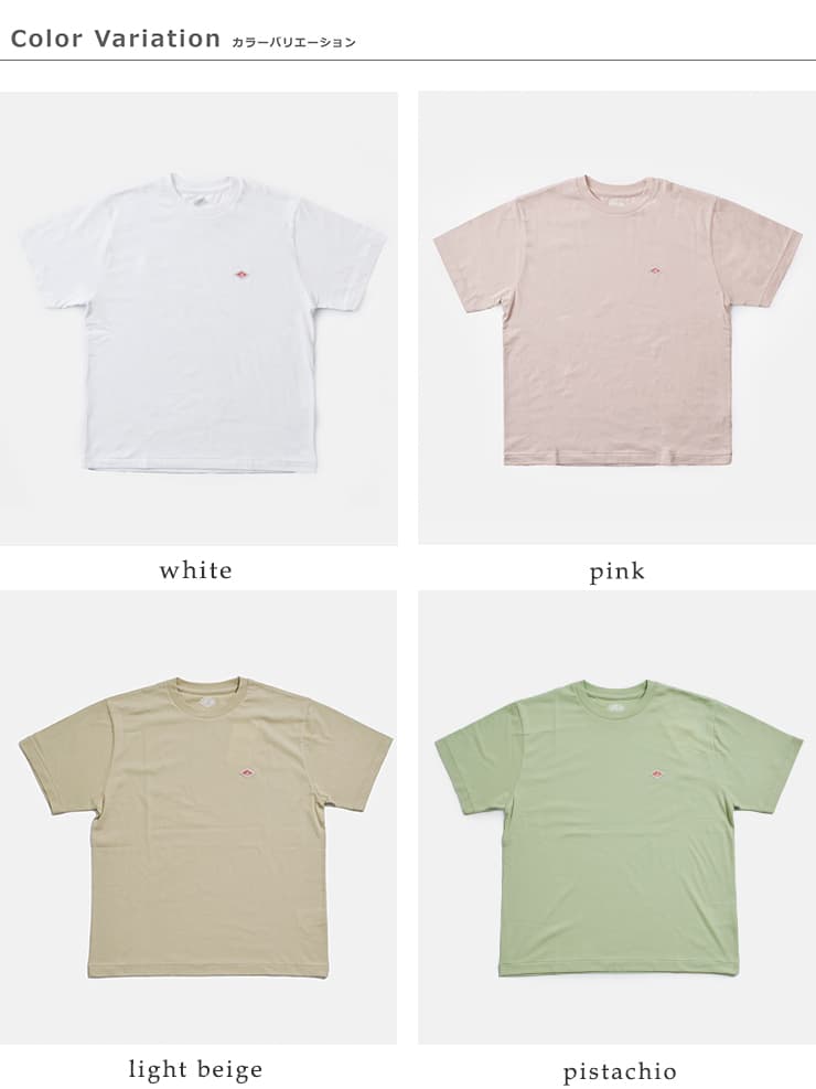 DANTONコットン ジャージー クルーネック インナーTシャツ dt-c0195cvt-same2