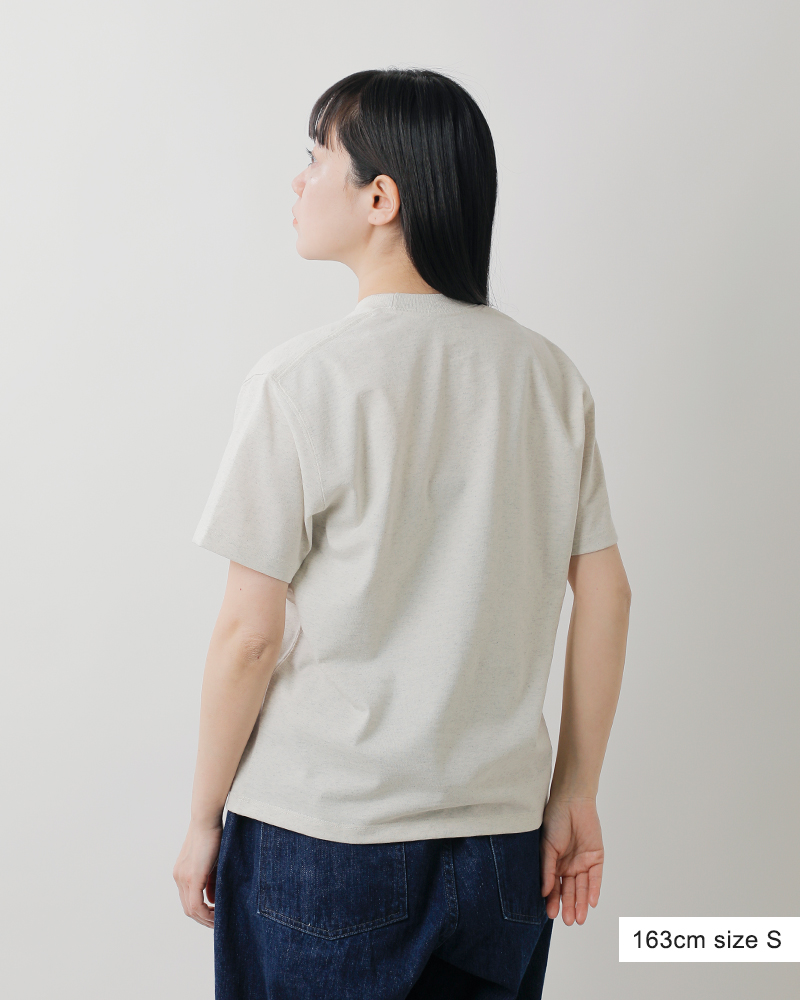 DANTON(ダントン)コットンオープンエンドジャージーポケットTシャツdt-c0197tcb