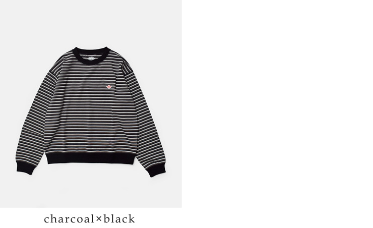 DANTON(ダントン)オープンエンドジャージーマルチボーダースウェットTシャツdt-c0203tcb-st