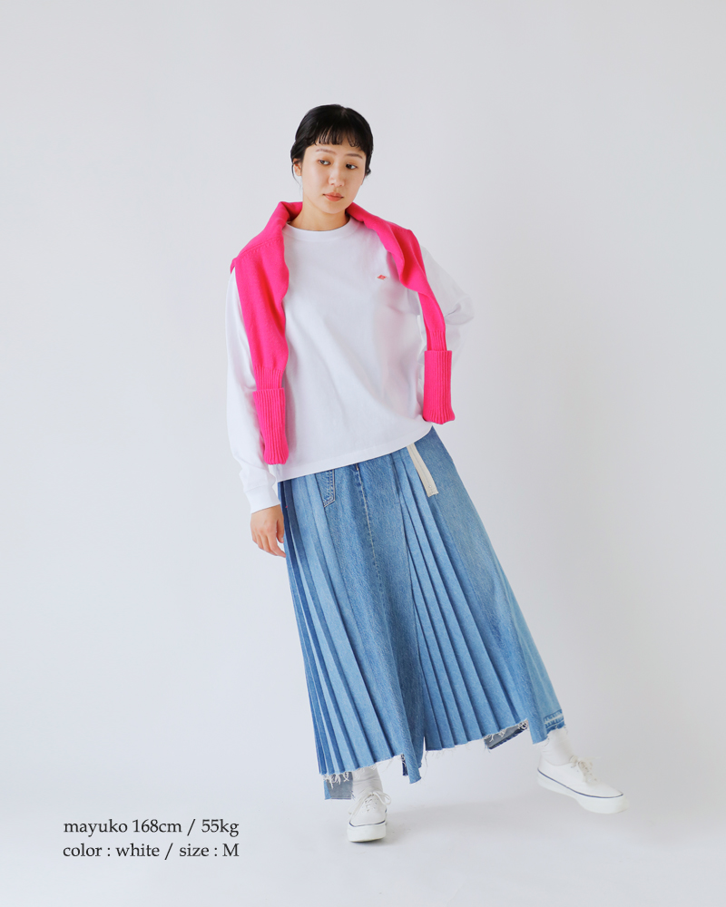 DANTON(ダントン)オープンエンドジャージークルーネックロングスリーブTシャツdt-c0269tcb-25aw