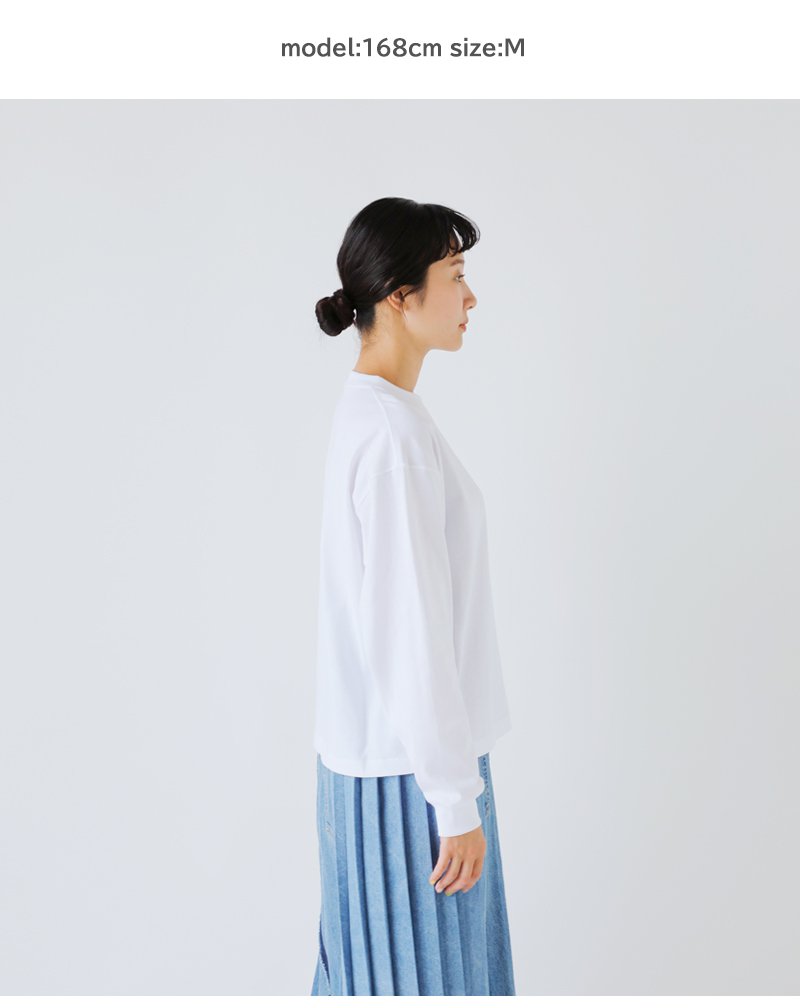 DANTON(ダントン)オープンエンドジャージークルーネックロングスリーブTシャツdt-c0269tcb-25aw