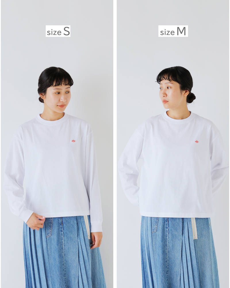 DANTON(ダントン)オープンエンドジャージークルーネックロングスリーブTシャツdt-c0269tcb-25aw