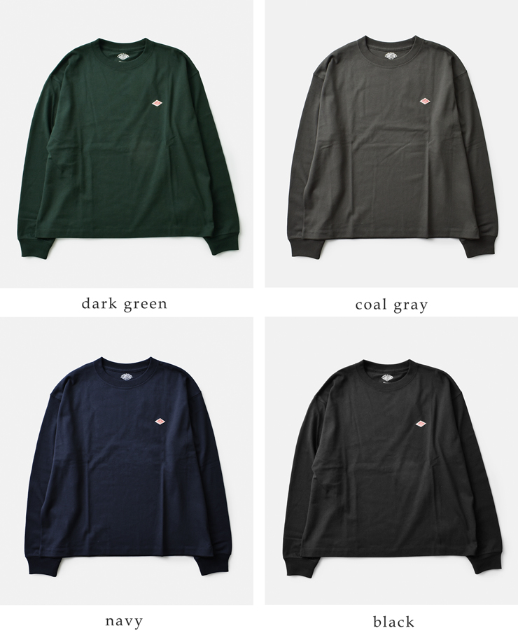 DANTON(ダントン)オープンエンドジャージークルーネックロングスリーブTシャツdt-c0269tcb-25aw