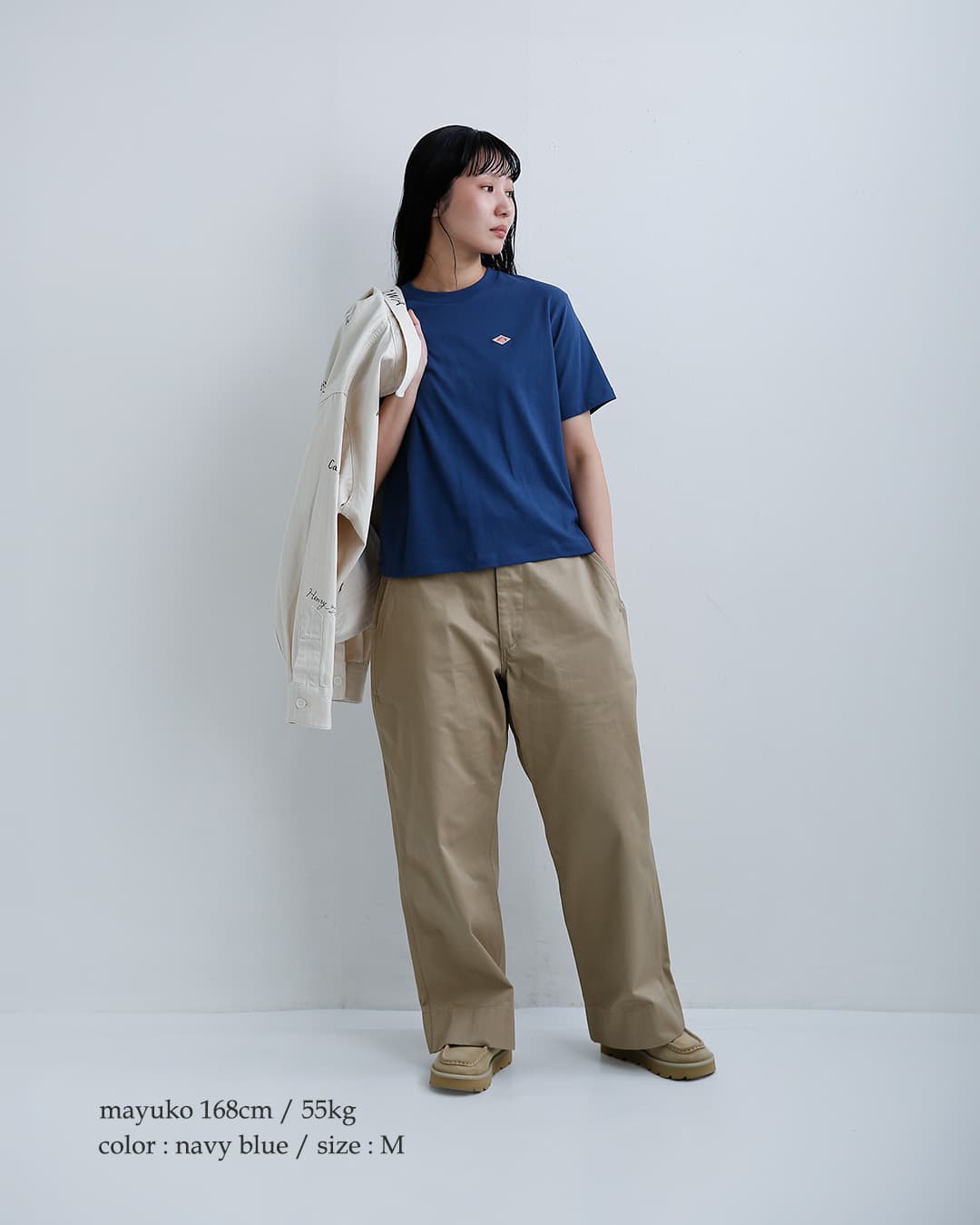 DANTONコットン天竺 半袖Tシャツ