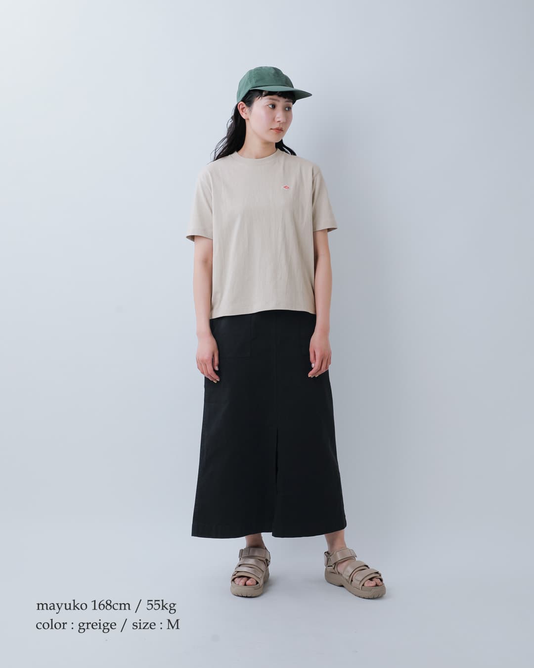 DANTONコットン天竺 半袖Tシャツ